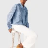 Rhinestone shirt with removable tie