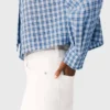 Rhinestone shirt with removable tie