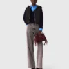 Rhinestone sleeveless puffer vest