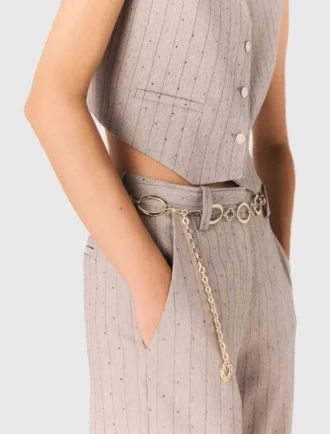 Clover link jewellery belt