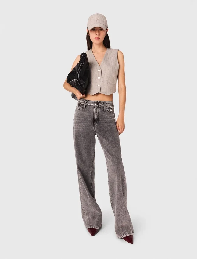 Rhinestone tailored vest Rhinestone tailored vest
