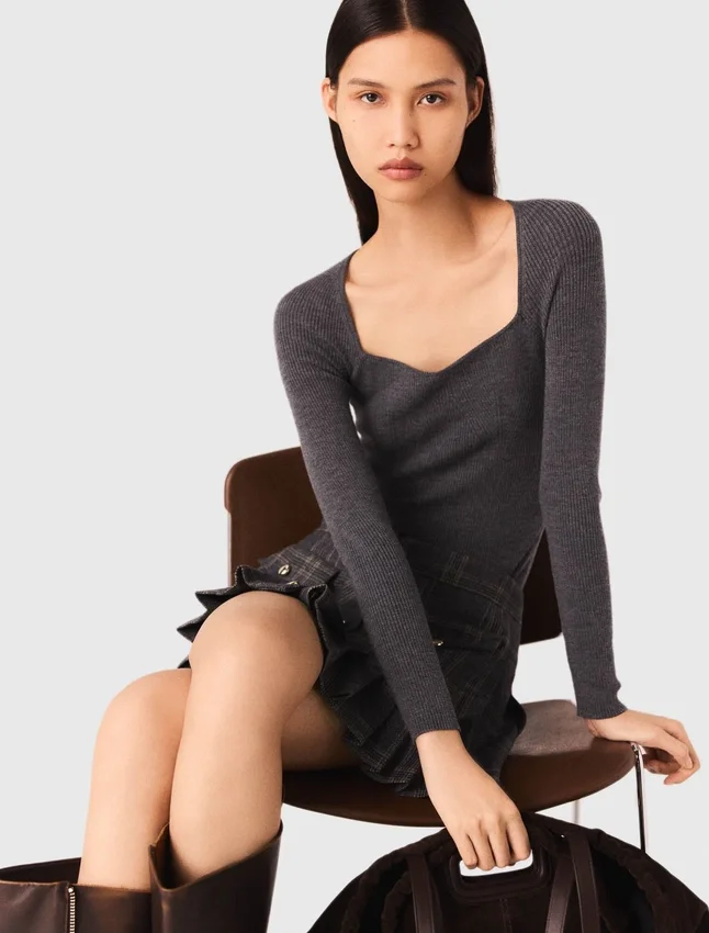 Rib knit sweater Rib knit sweater