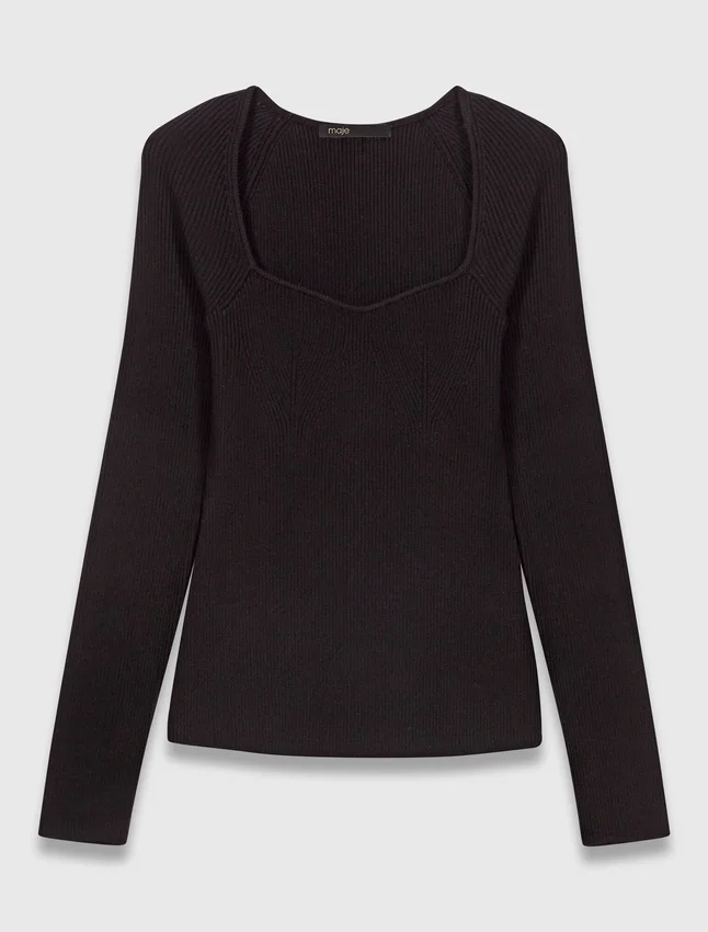 Rib knit sweater Rib knit sweater