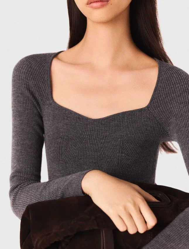Rib knit sweater Rib knit sweater