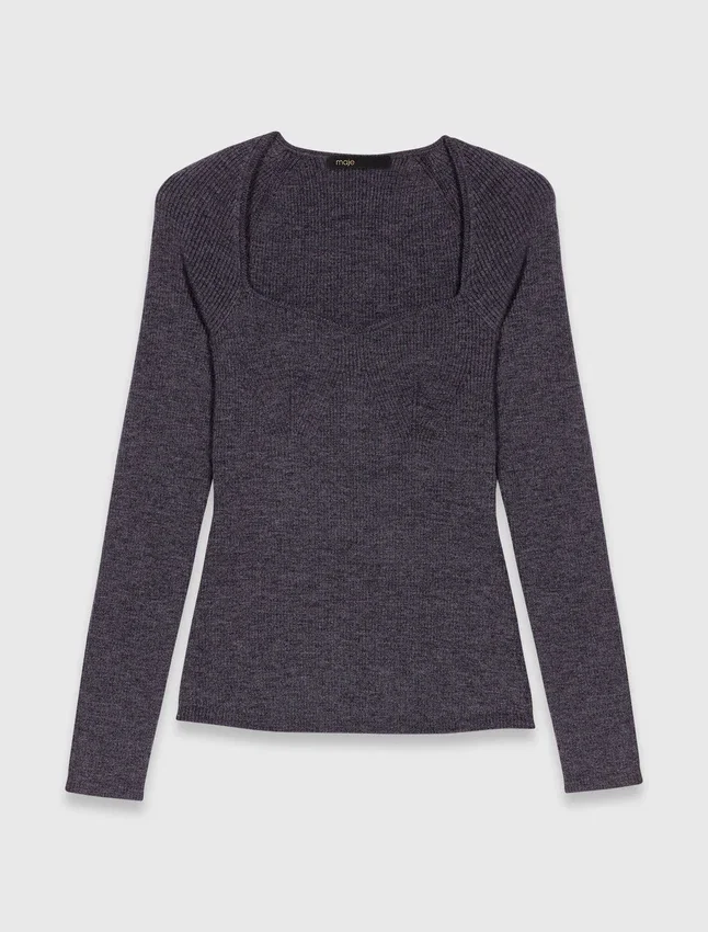 Rib knit sweater Rib knit sweater