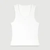 Rib knit tank top