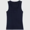 Rib knit tank top