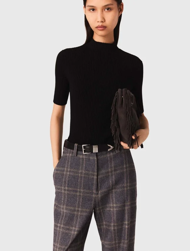 Rib knit top Rib knit top