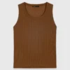 Rib knit vest top Rib knit vest top