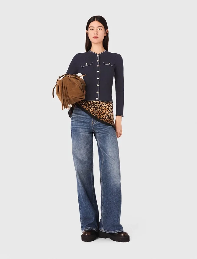 Ribbed knit cardigan Ribbed knit cardigan