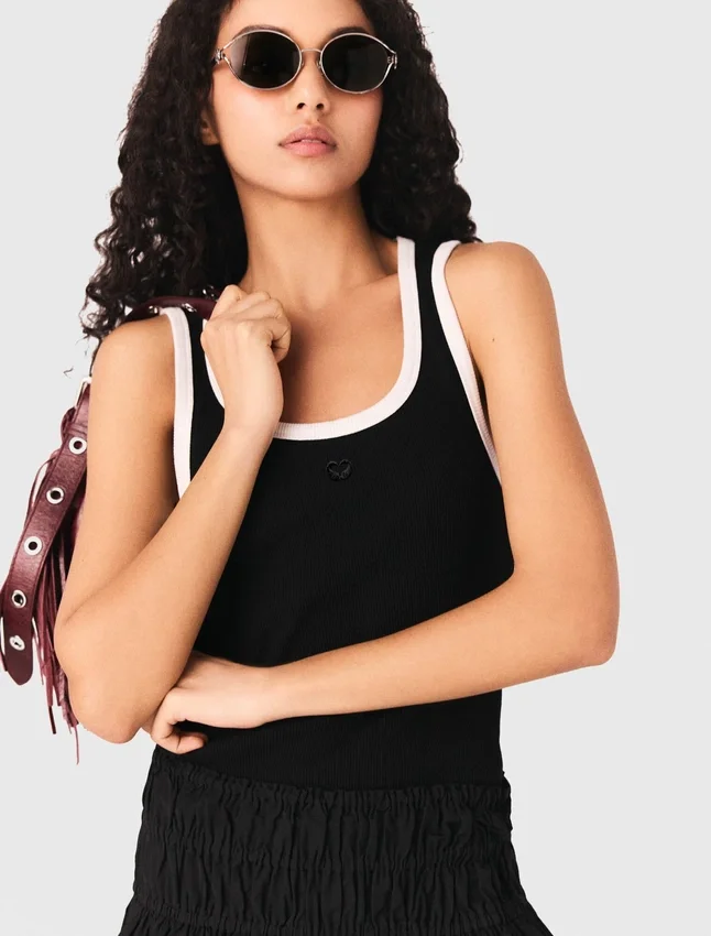 Ribbed vest top Ribbed vest top