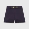 Satin-effect shorts