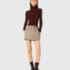 Second-skin sweater with a high neck