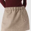 Second-skin sweater with a high neck