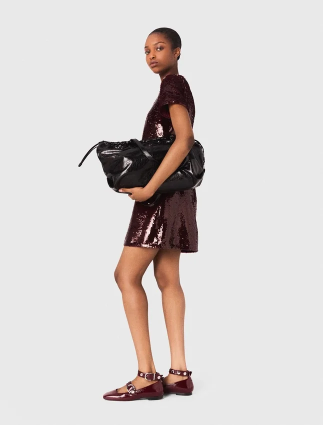 Sequin-embroidered mini dress Sequin-embroidered mini dress
