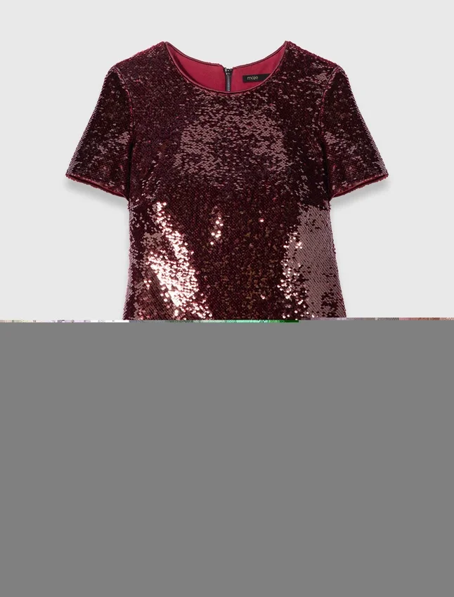 Sequin-embroidered mini dress Sequin-embroidered mini dress
