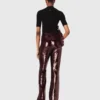 Sequin-embroidered trousers