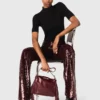 Sequin-embroidered trousers
