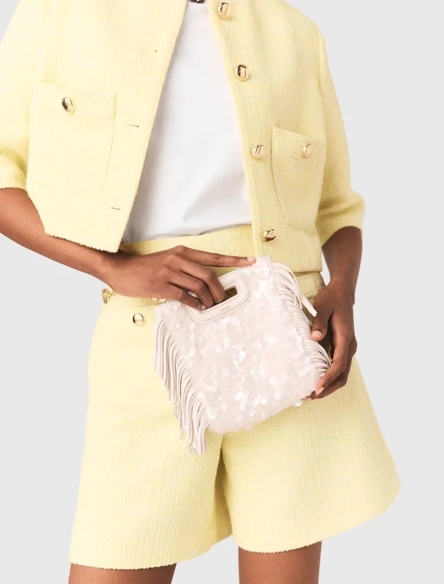 Sequinned M mini bag Sequinned M mini bag