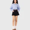 Shirt with removable jewel collar