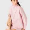 Shirt with removable scarf