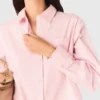 Shirt with removable scarf
