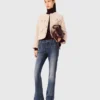 Short boucle tweed jacket