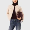 Short boucle tweed jacket