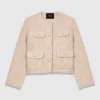 Short boucle tweed jacket