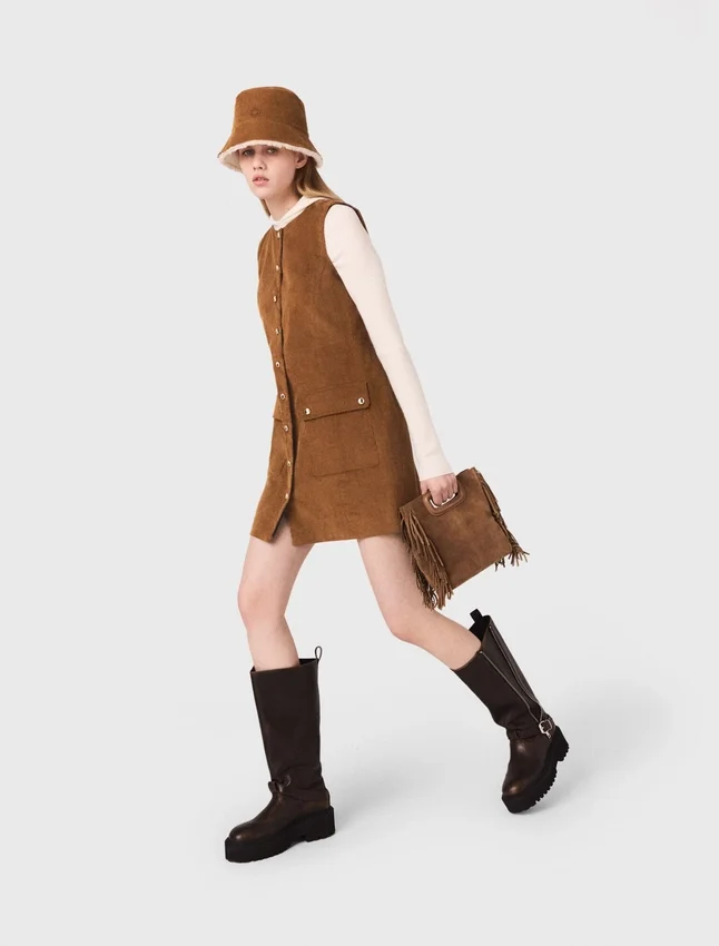 Short corduroy dress Short corduroy dress