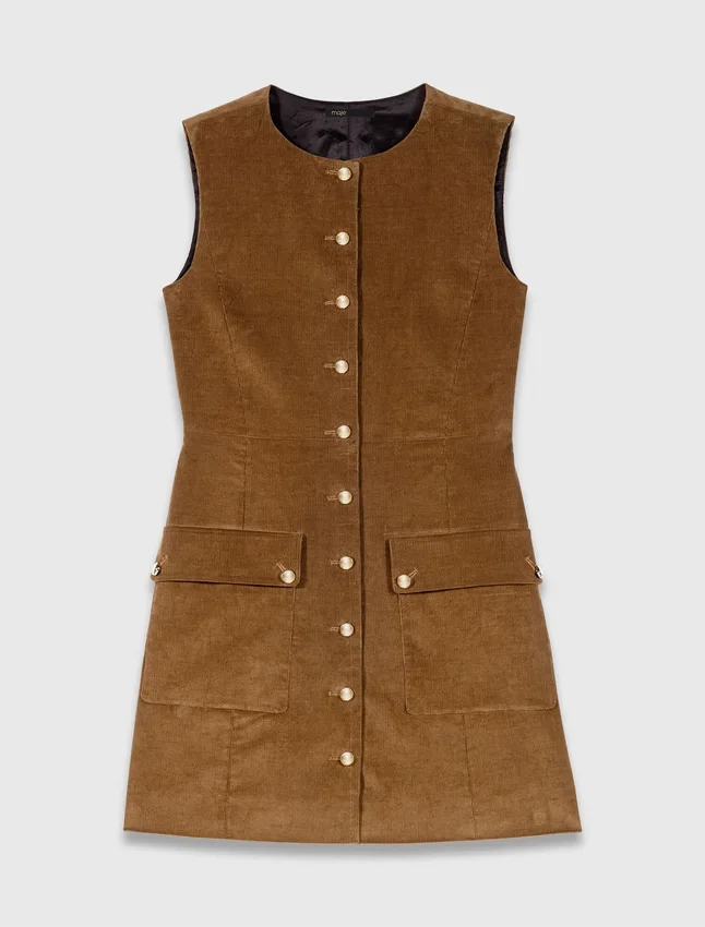 Short corduroy dress Short corduroy dress