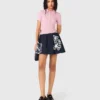 Short cotton skirt