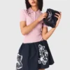 Short cotton skirt