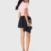 Short cotton skirt