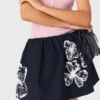 Short cotton skirt