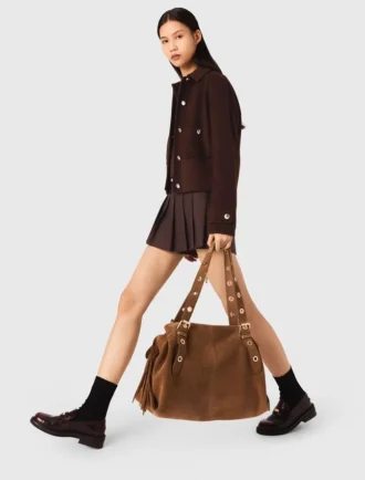 Short cropped coat