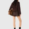 Short cropped coat