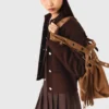 Short cropped coat