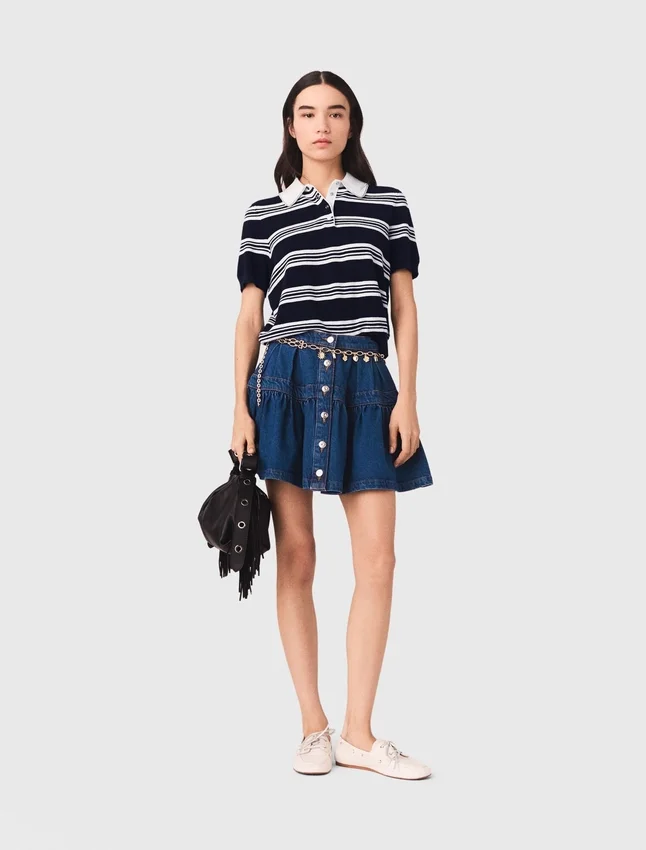 Short denim skirt Short denim skirt