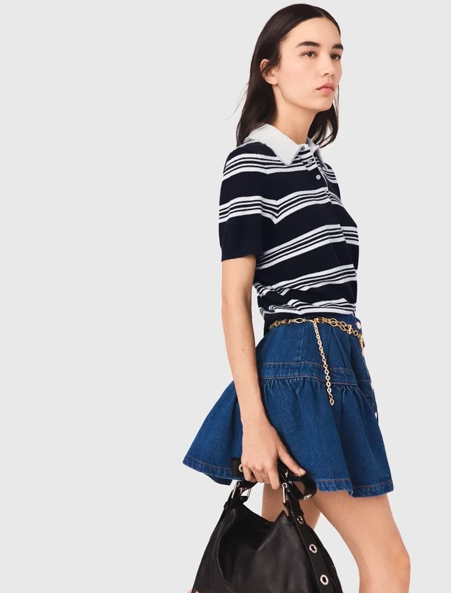 Short denim skirt Short denim skirt