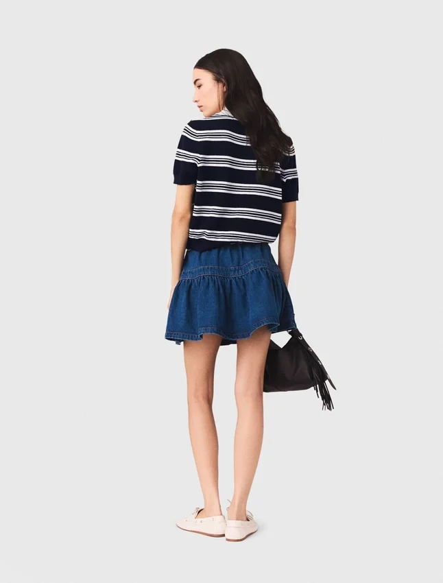 Short denim skirt Short denim skirt