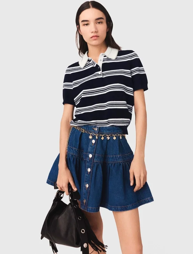Short denim skirt Short denim skirt