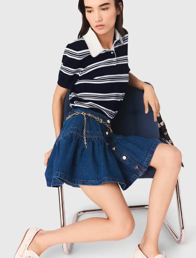 Short denim skirt Short denim skirt