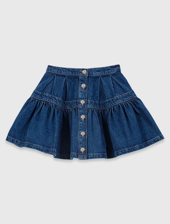 Short denim skirt Short denim skirt