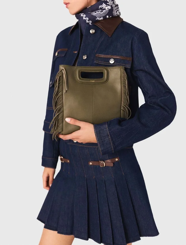 Short denim skirt with lining Short denim skirt with lining