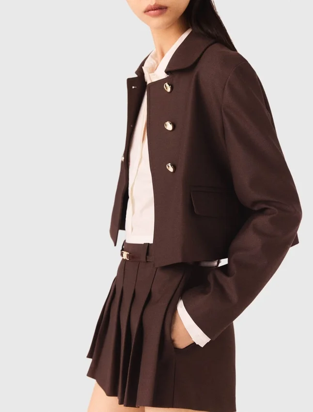 Short double-breasted jacket Short double-breasted jacket