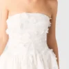 Short embroidered bustier dress