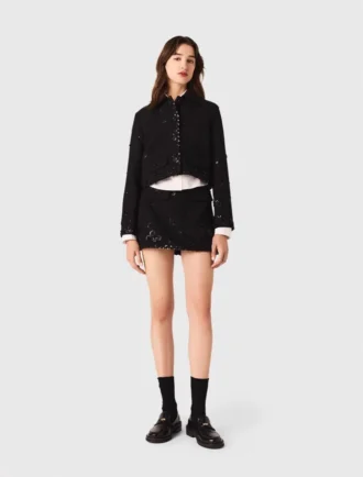 Short embroidered jacket Short embroidered jacket