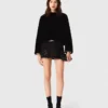Short faux fur coat