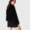 Short faux fur coat